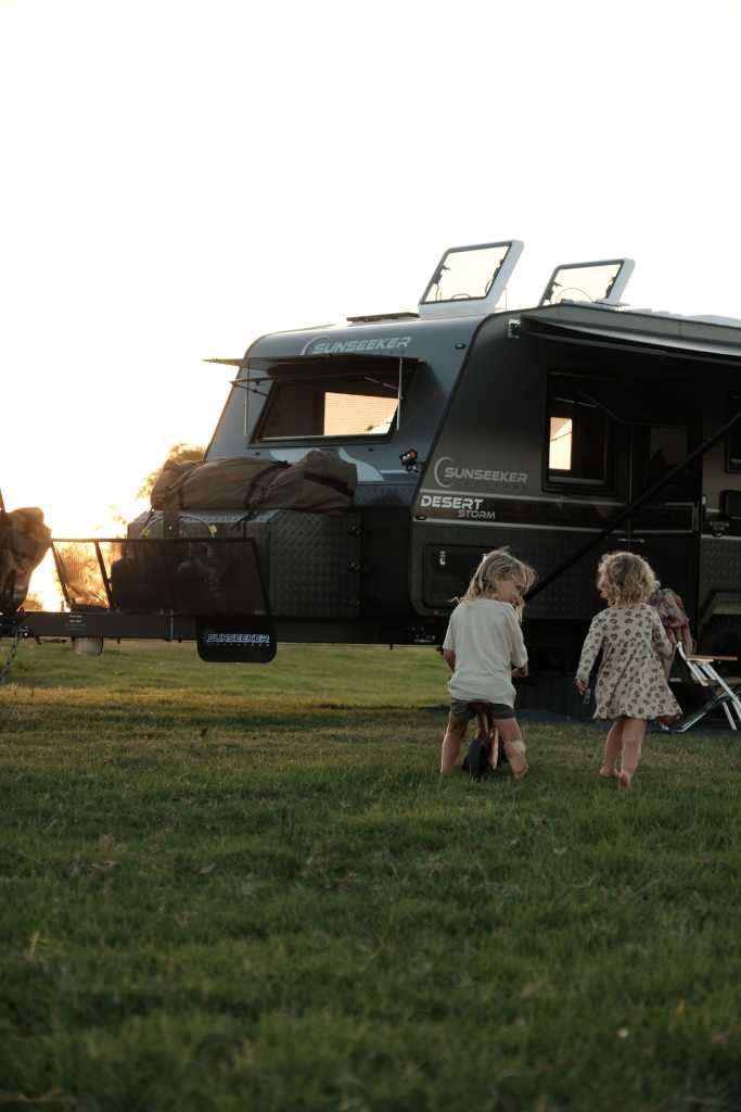 Caravanning with kids